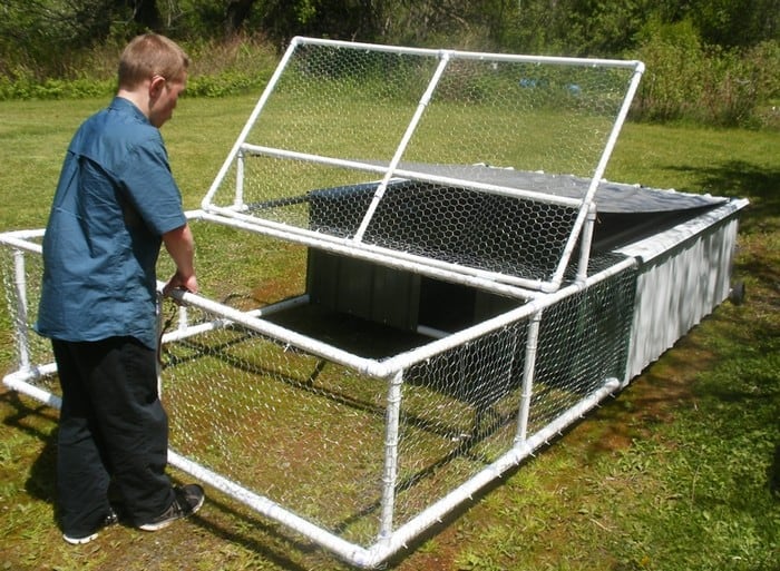 Easy to Move Around PVC Chicken Tractor – Your Projects@OBN